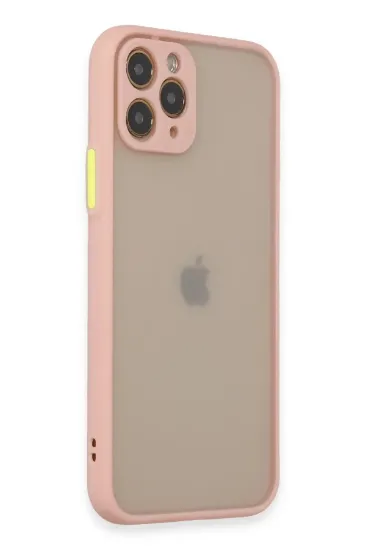 Newface iPhone 11 Pro Kılıf Montreal Silikon Kapak - Pembe resmi