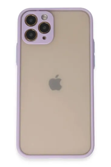 Newface iPhone 11 Pro Kılıf Montreal Silikon Kapak - Mor resmi