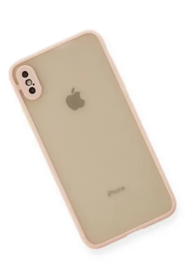 Newface iPhone X Kılıf Montreal Silikon Kapak - Pembe resmi