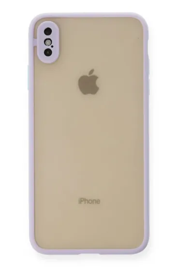 Newface iPhone X Kılıf Montreal Silikon Kapak - Mor resmi