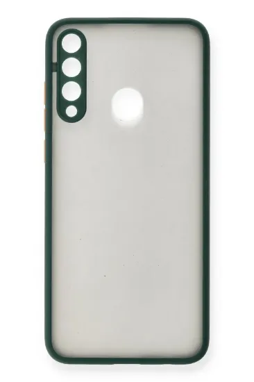 Newface Huawei Y6P Kılıf Montreal Silikon Kapak - Yeşil resmi