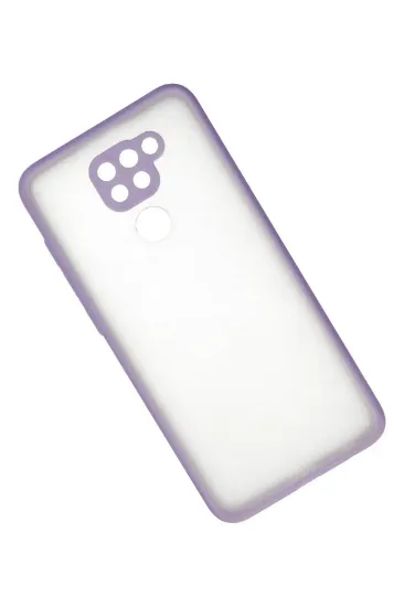 Newface Xiaomi Redmi Note 9 Kılıf Montreal Silikon Kapak - Mor resmi