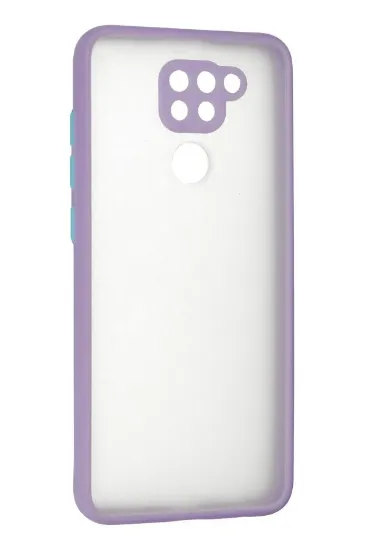 Newface Xiaomi Redmi Note 9 Kılıf Montreal Silikon Kapak - Mor resmi