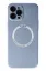 Newface iPhone 12 Pro Max Kılıf Jack Magneticsafe Lens Silikon - Sierra Blue resmi