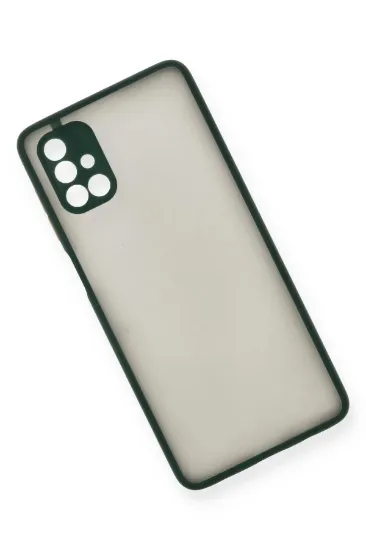 Newface Samsung Galaxy M51 Kılıf Montreal Silikon Kapak - Yeşil resmi