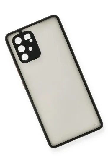 Newface Samsung Galaxy A91 / S10 Lite Kılıf Montreal Silikon Kapak - Siyah resmi