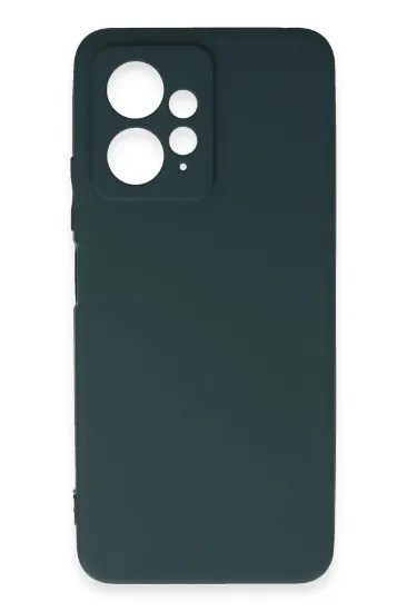 Newface Xiaomi Redmi Note 12 4G Kılıf First Silikon - Koyu Yeşil resmi