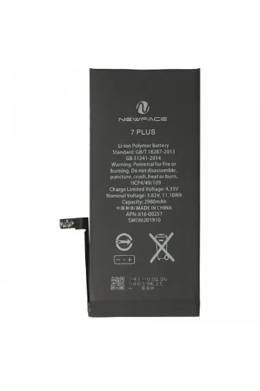 Newface iPhone 7 Plus Uyumlu Batarya (2980mAh) resmi