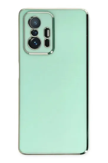 Newface Xiaomi Mi 11T Pro Kılıf Volet Silikon - Açık Yeşil resmi