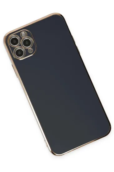 Newface iPhone 11 Pro Max Kılıf Volet Silikon - Siyah resmi