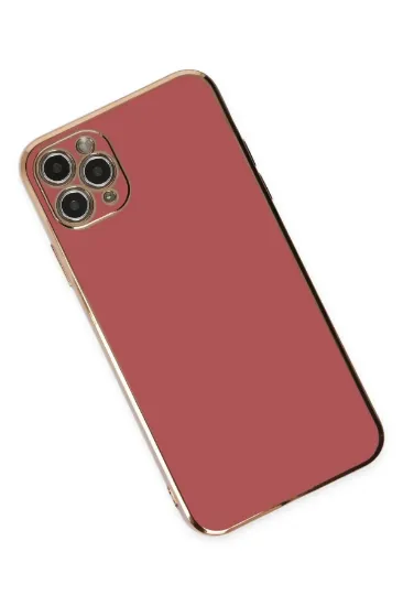Newface iPhone 11 Pro Max Kılıf Volet Silikon - Kırmızı resmi