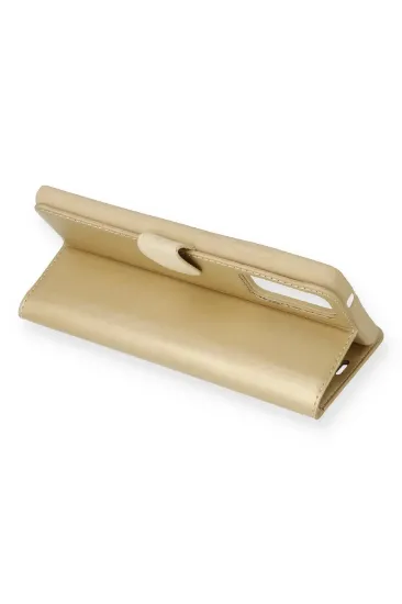 Newface Samsung Galaxy Note 20 Kılıf Trend S Plus Kapaklı Kılıf - Gold resmi