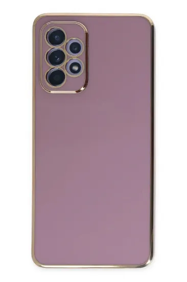 Newface Samsung Galaxy A52 Kılıf Volet Silikon - Mor resmi