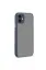 Newface iPhone 12 Kılıf Montreal Silikon Kapak - Gri resmi