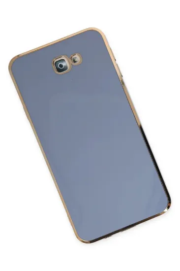 Newface Samsung Galaxy J7 Prime Kılıf Volet Silikon - Mavi resmi