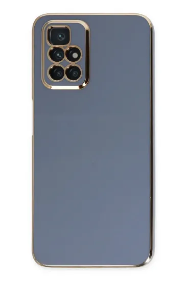 Newface Xiaomi Redmi 10 2022 Kılıf Volet Silikon - Mavi resmi