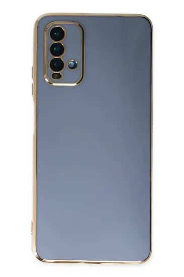 Newface Xiaomi Redmi 9T Kılıf Volet Silikon - Mavi resmi