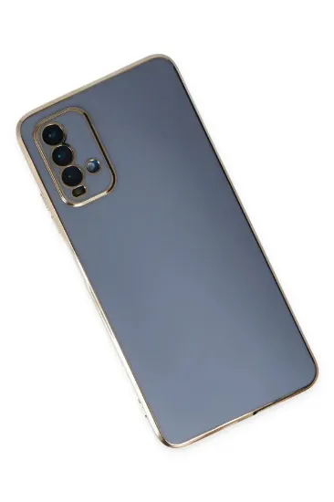 Newface Xiaomi Redmi 9T Kılıf Volet Silikon - Mavi resmi