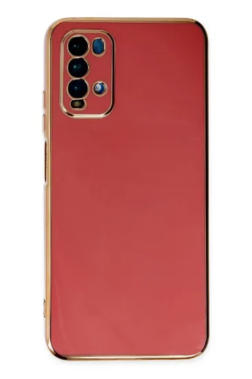 Newface Xiaomi Redmi 9T Kılıf Volet Silikon - Kırmızı resmi
