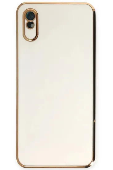 Newface Xiaomi Redmi 9A Kılıf Volet Silikon - Beyaz resmi