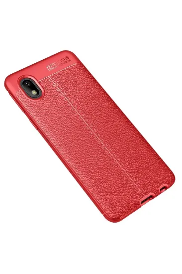 Newface Samsung Galaxy A01 Core Kılıf Auto Focus Kapak - Kırmızı resmi