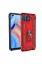 Newface Oppo Reno 4 Lite Kılıf Sofya Yüzüklü Silikon Kapak - Kırmızı resmi