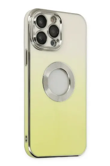 Newface iPhone 13 Pro Max Kılıf Best Silikon - Sarı resmi