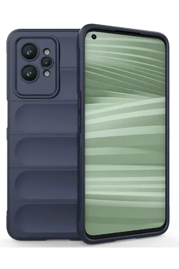 Newface Realme GT2 Pro 5G Kılıf Optimum Silikon - Lacivert resmi