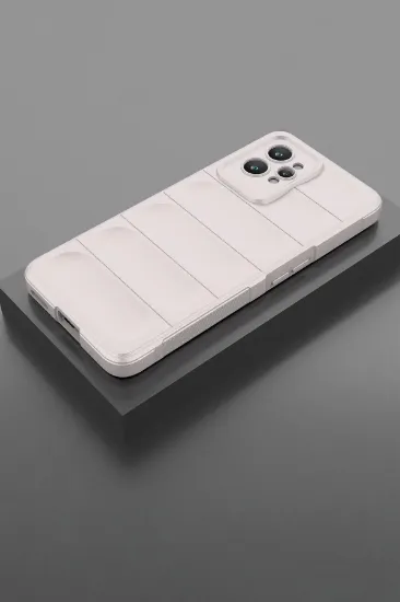Newface Realme GT2 Pro 5G Kılıf Optimum Silikon - Krem resmi