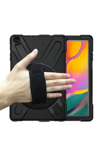 Newface Samsung Galaxy T510 Tab A 10.1 Kılıf Amazing Tablet Kapak - Siyah resmi