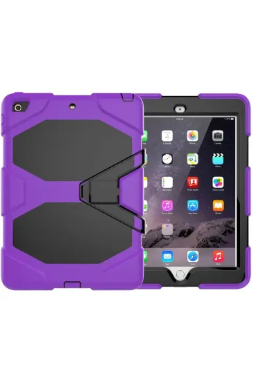 Newface iPad 5 Air 9.7 Kılıf Griffin Tablet Kapak - Mor resmi
