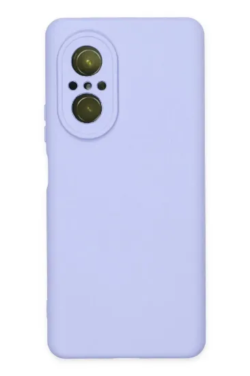 Newface Huawei Nova 9 SE Kılıf Nano içi Kadife Silikon - Lila resmi