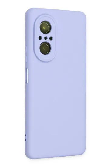 Newface Huawei Nova 9 SE Kılıf Nano içi Kadife Silikon - Lila resmi
