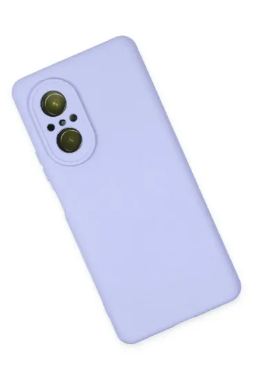 Newface Huawei Nova 9 SE Kılıf Nano içi Kadife Silikon - Lila resmi