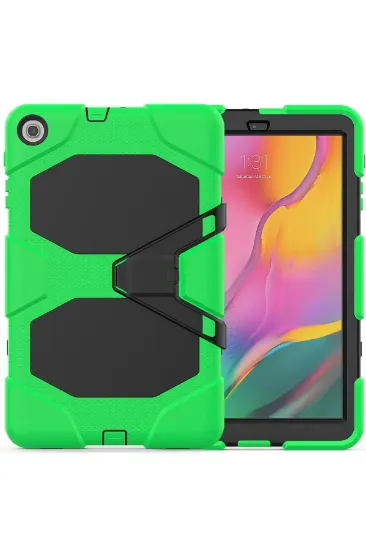 Newface Samsung Galaxy T510 Tab A 10.1 Kılıf Griffin Tablet Kapak - Yeşil resmi