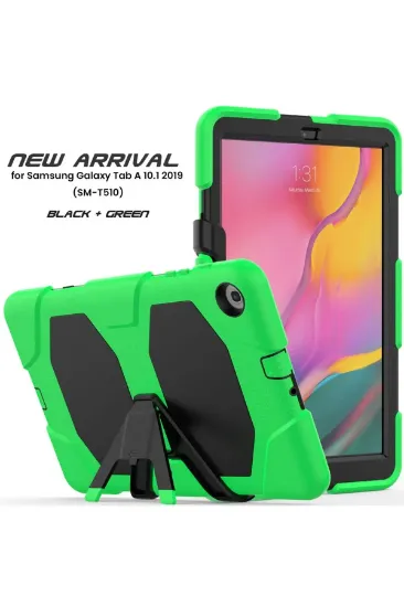 Newface Samsung Galaxy T510 Tab A 10.1 Kılıf Griffin Tablet Kapak - Yeşil resmi