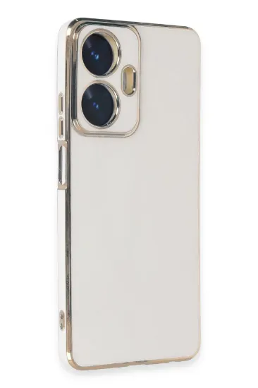 Newface Realme C55 Kılıf Volet Silikon - Beyaz resmi