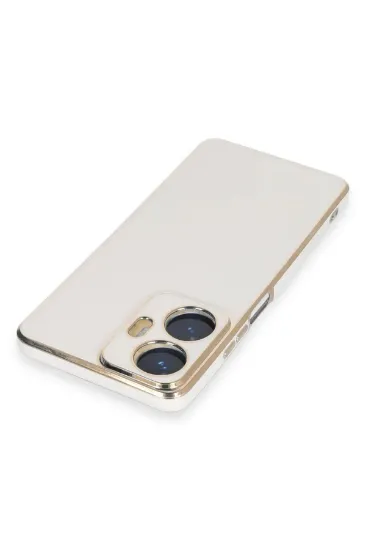 Newface Realme C55 Kılıf Volet Silikon - Beyaz resmi