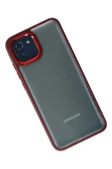 Newface Samsung Galaxy A03 Kılıf Dora Kapak - Kırmızı resmi