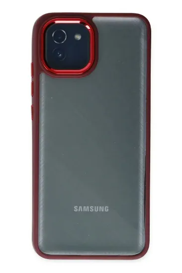 Newface Samsung Galaxy A03 Kılıf Dora Kapak - Kırmızı resmi