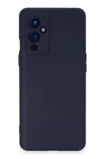 Newface One Plus 9 Kılıf Nano içi Kadife Silikon - Lacivert resmi