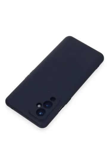 Newface One Plus 9 Kılıf Nano içi Kadife Silikon - Lacivert resmi