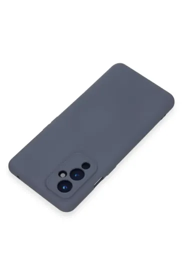 Newface One Plus 9 Kılıf Nano içi Kadife Silikon - Gri resmi