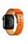 Newface Apple Watch 38mm KR415 Luaz Deri Kordon - Turuncu resmi