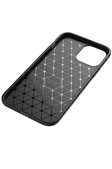 Newface iPhone 14 Pro Kılıf Auto Focus Karbon Kapak - Lacivert resmi