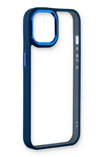 Newface iPhone 14 Plus Kılıf Dora Kapak - Mavi resmi