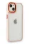Newface iPhone 14 Plus Kılıf Dora Kapak - Pudra resmi