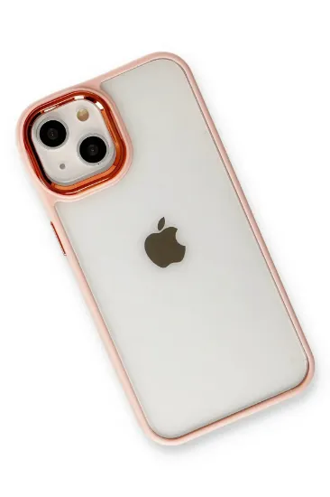 Newface iPhone 14 Plus Kılıf Dora Kapak - Pudra resmi