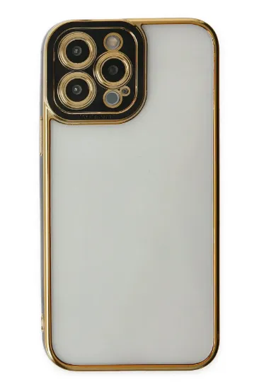 Newface iPhone 14 Pro Max Kılıf Liva Lens Silikon - Siyah resmi