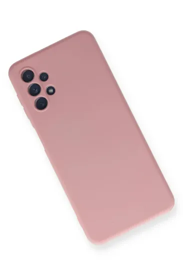 Newface Samsung Galaxy A32 5G Kılıf Nano içi Kadife Silikon - Pembe resmi